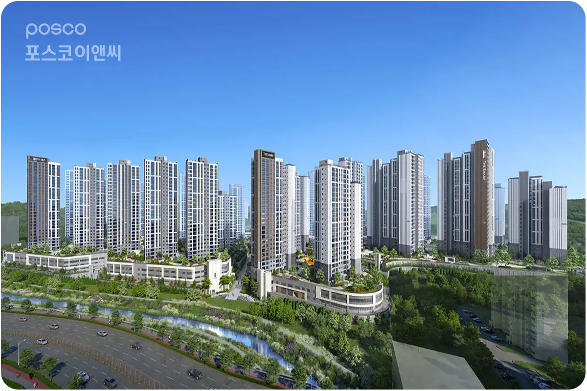 검단더샵 아파트 조감도