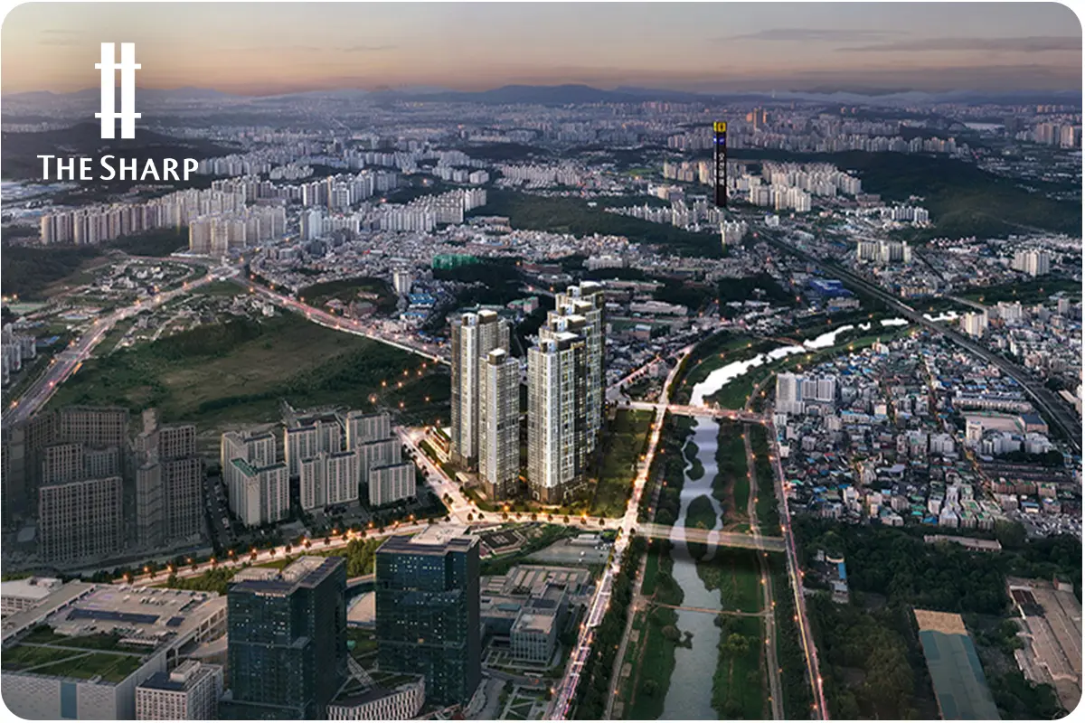 오산역 더샵 아크시티 조감도